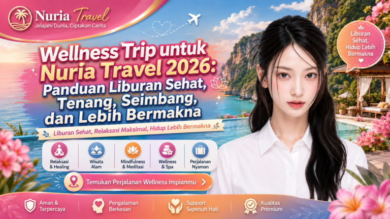 Wellness Trip untuk Nuria Travel 2026: Panduan Liburan Sehat, Tenang, Seimbang, dan Lebih Bermakna