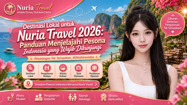 Destinasi Lokal untuk Nuria Travel 2026: Panduan Menjelajahi Pesona Indonesia yang Wajib Dikunjungi