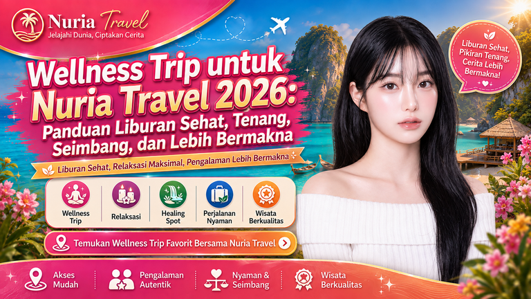 Wellness Trip untuk Nuria Travel 2026: Panduan Liburan Sehat, Tenang, Seimbang, dan Lebih Bermakna