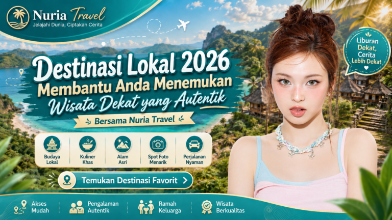 Destinasi Lokal 2026 membantu Anda menemukan wisata dekat yang autentik, menyusun itinerary, mengatur biaya, dan menikmati perjalanan secara bertanggung jawab.