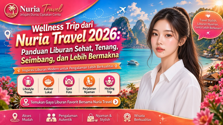 Wellness Trip dari Nuria Travel 2026: Panduan Liburan Sehat, Tenang, Seimbang, dan Lebih Bermakna