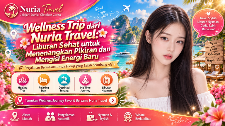 Wellness Trip dari Nuria Travel: Liburan Sehat untuk Menenangkan Pikiran dan Mengisi Energi Baru